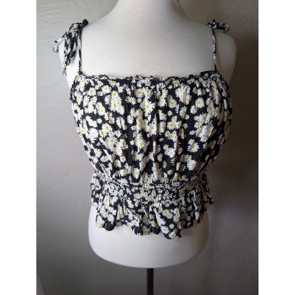 Stitch and Pine Floral‎ Feminine Daisy Tank Top womens size XL